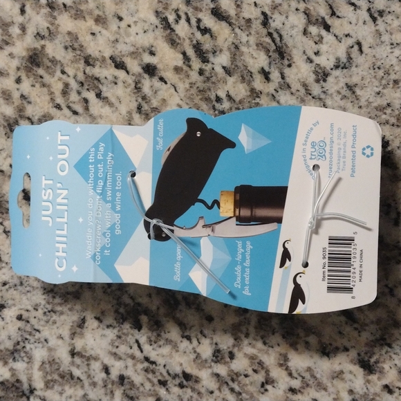 True Zoo Penguin Corkscrew & Out of Hands Drink Charms - Picture 3 of 5